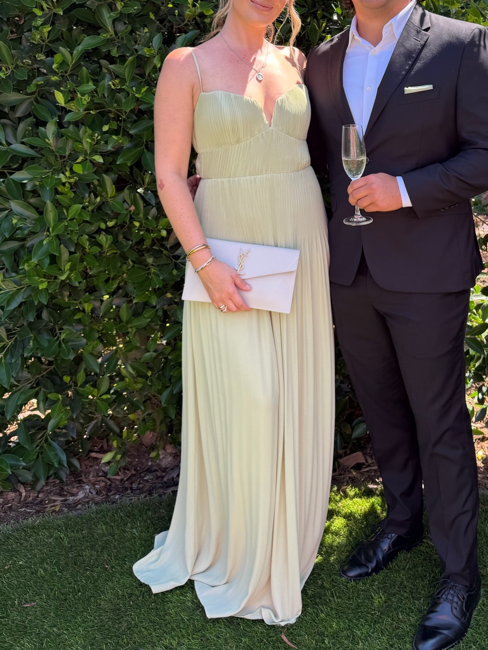 Pistachio Lena Dress - Park & Fifth